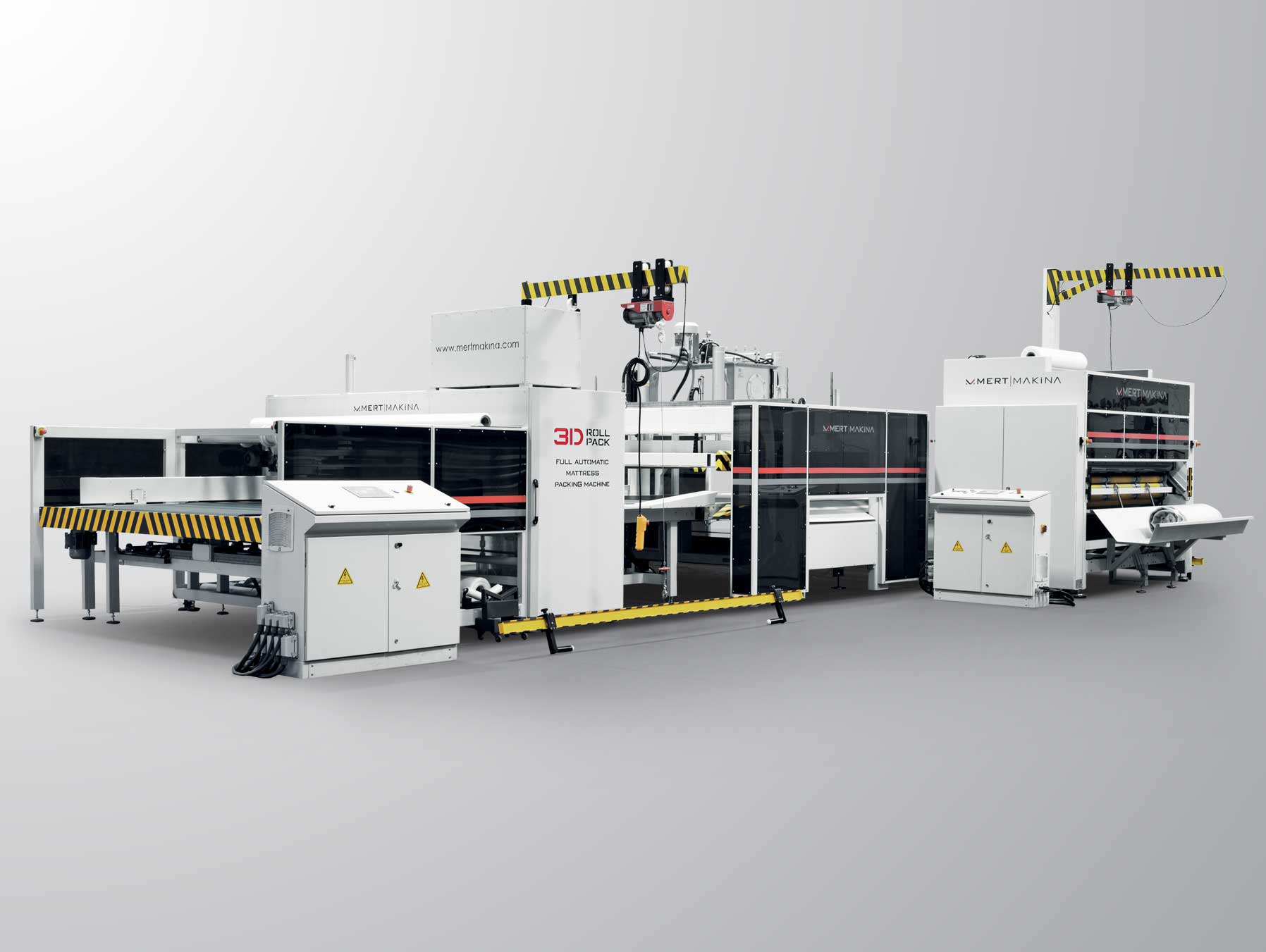 3D Full Pack Omega - Otomatik Yatak Pres ve Rulo Paketleme Makinası